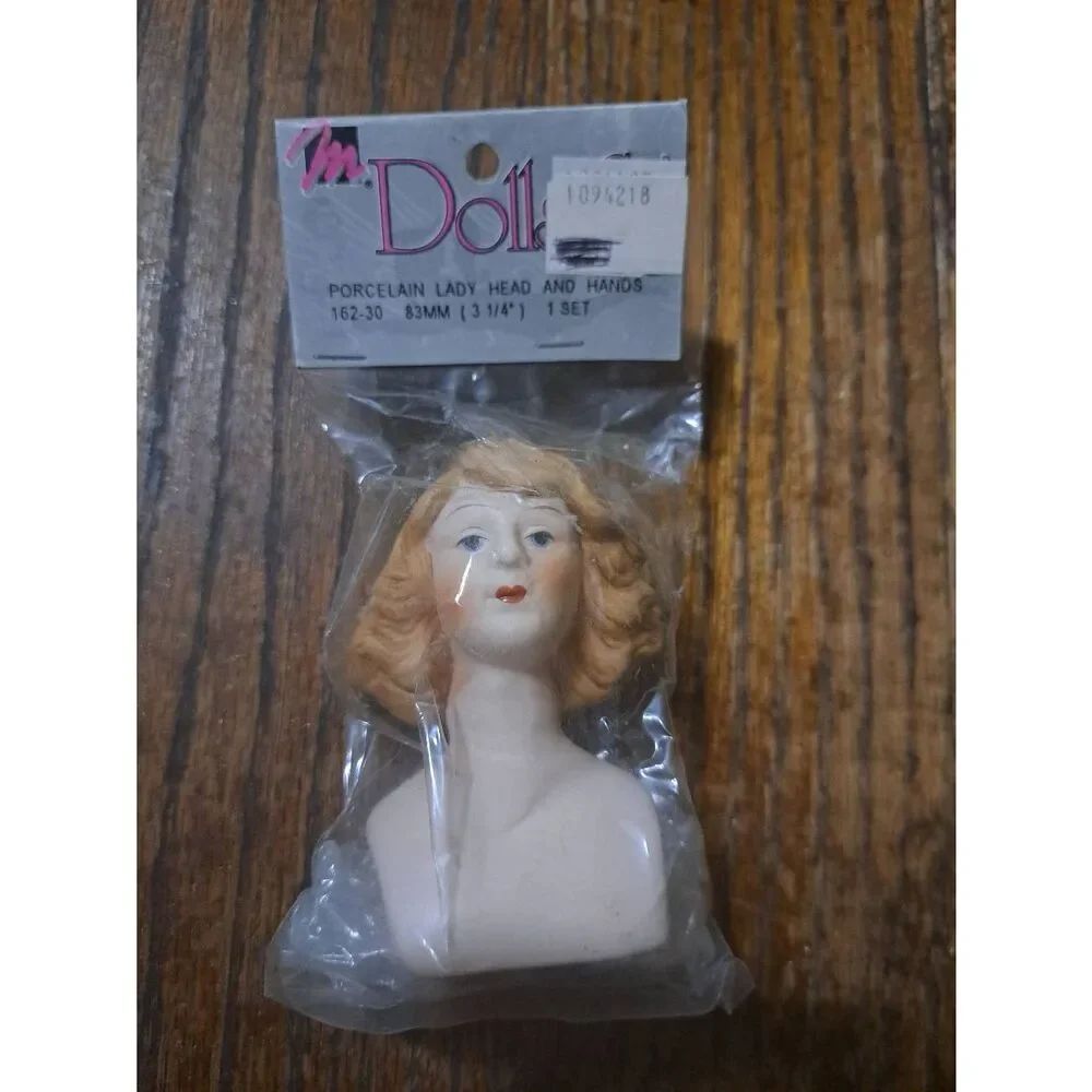 Vintage New Mangelsens Dolls+ Porcelain Lady Doll Head and Hands Set